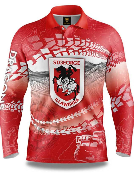St George Dragons Trax Off Road Camping Shirts
