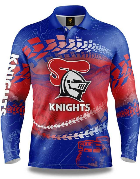 Newcastle Knights Trax Off Road Camping Shirts