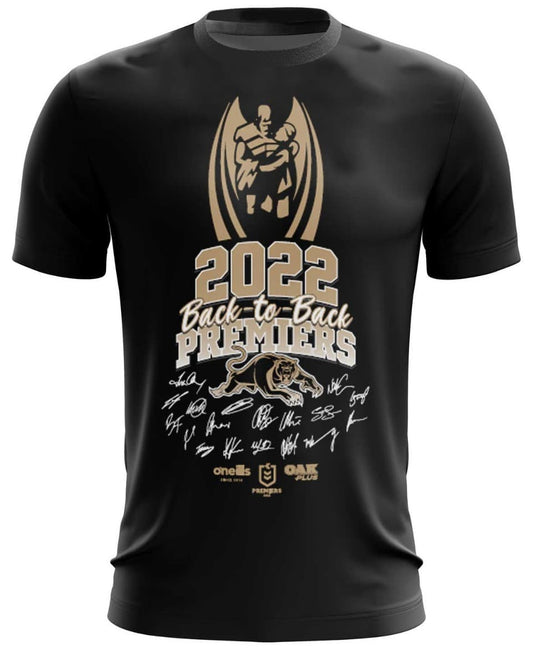 Penrith Panthers 2022 NRL Mens Oneills Premiers Tee