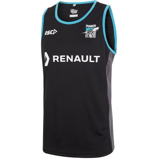 Port Adelaide Power AFL Black Training Singlet