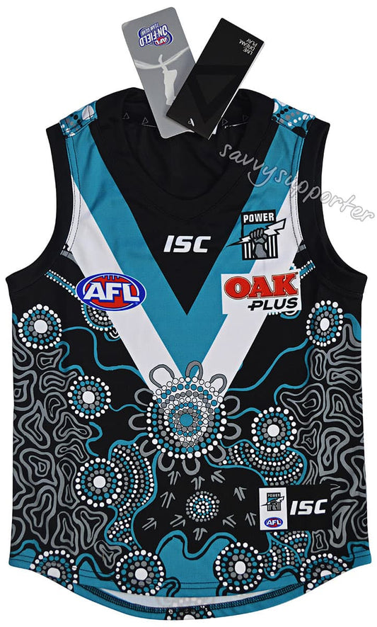 Port Adelaide Power AFL Kids Indigenous Guernsey