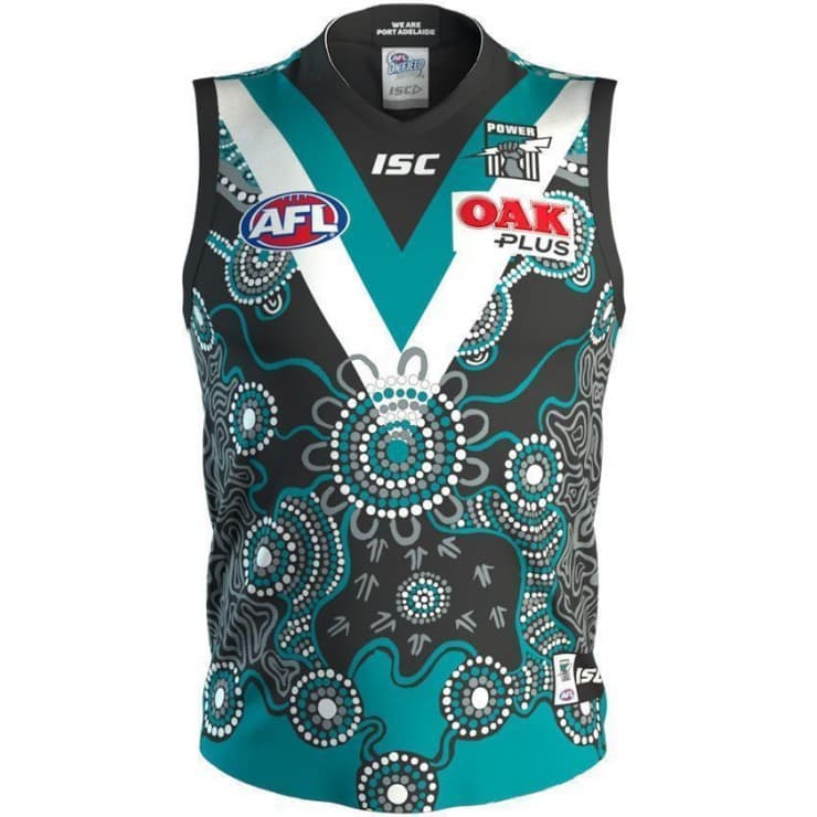Port Adelaide Power AFL Kids Indigenous Guernsey