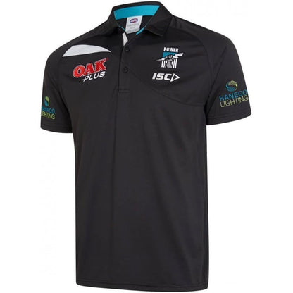 Port Adelaide Power AFL Mens Media Polo Shirt