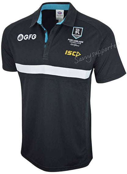 Port Adelaide Power 2020 AFL Mens Media Polo Shirt