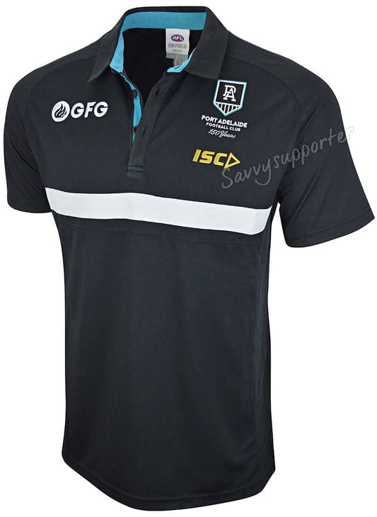 Port Adelaide Power 2020 AFL Mens Media Polo Shirt