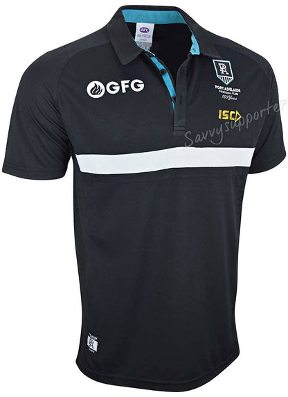 Port Adelaide Power 2020 AFL Mens Media Polo Shirt