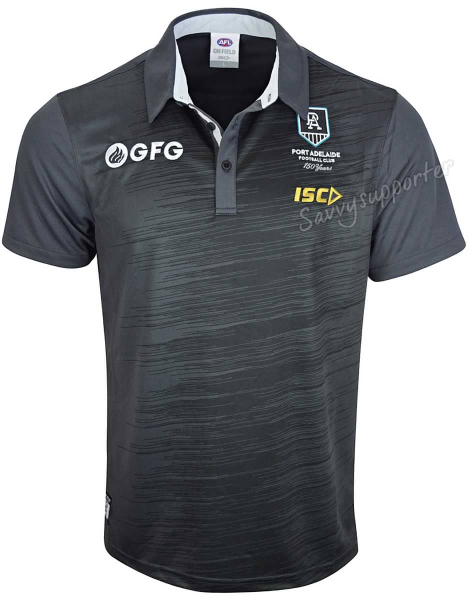 Port Adelaide Power 2020 AFL Mens Performance Polo Shirt
