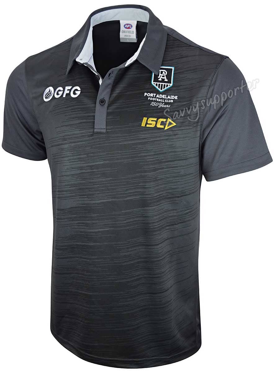 Port Adelaide Power 2020 AFL Mens Performance Polo Shirt