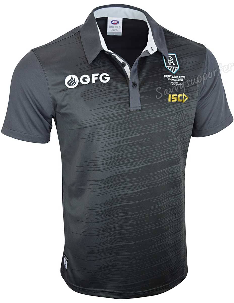 Port Adelaide Power 2020 AFL Mens Performance Polo Shirt
