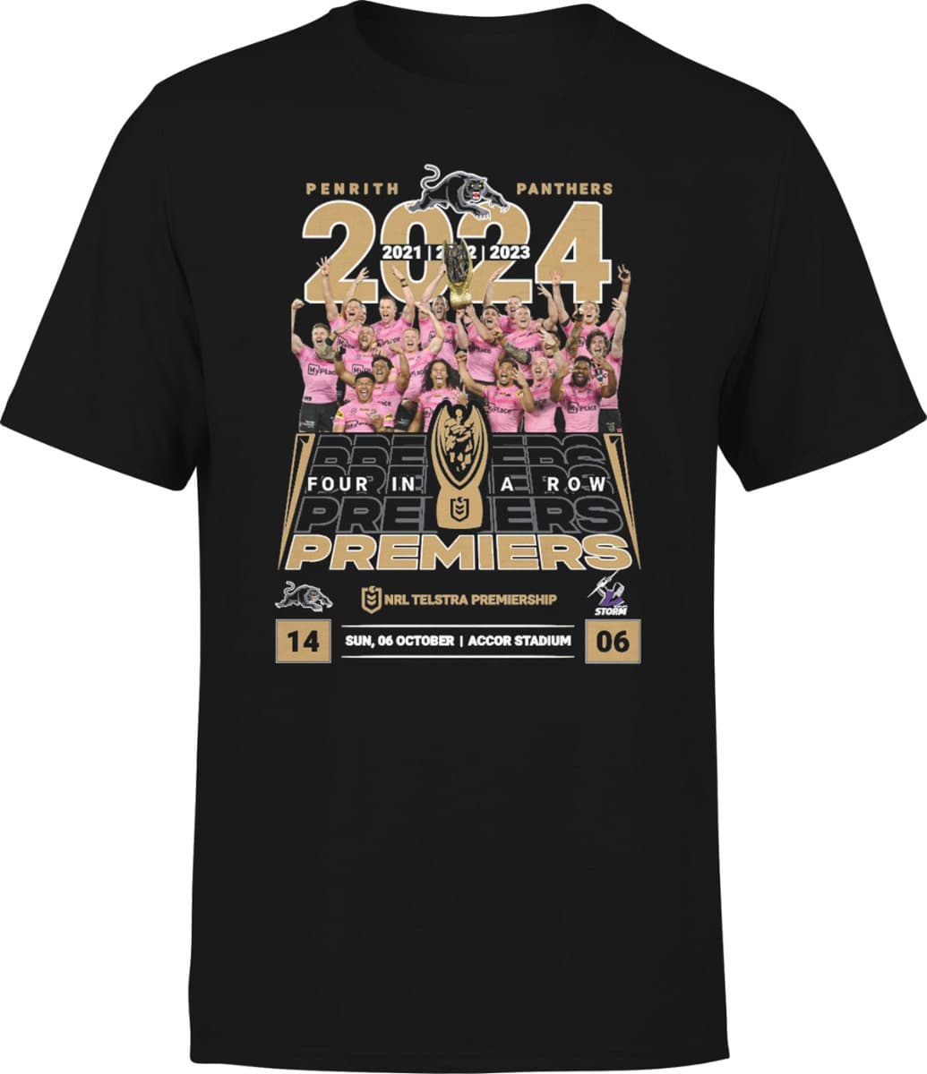 Penrith Panthers 2024 NRL Kids Premiers Photo Tee