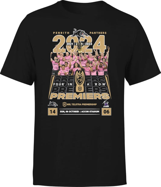 Penrith Panthers 2024 NRL Kids Premiers Photo Tee