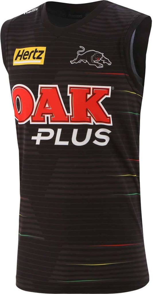 Penrith Panthers NRL Mens Black Training Singlet