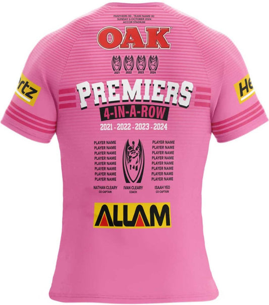 Penrith Panthers 2024 NRL Ladies Four Peat Premiers Jersey