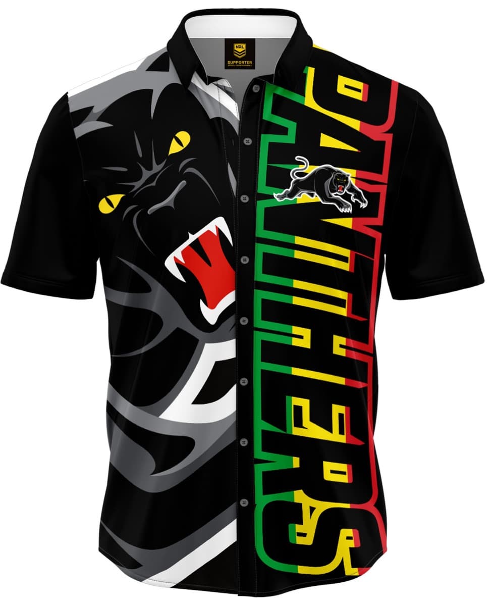 Penrith Panthers NRL Mens Showtime Party Shirt