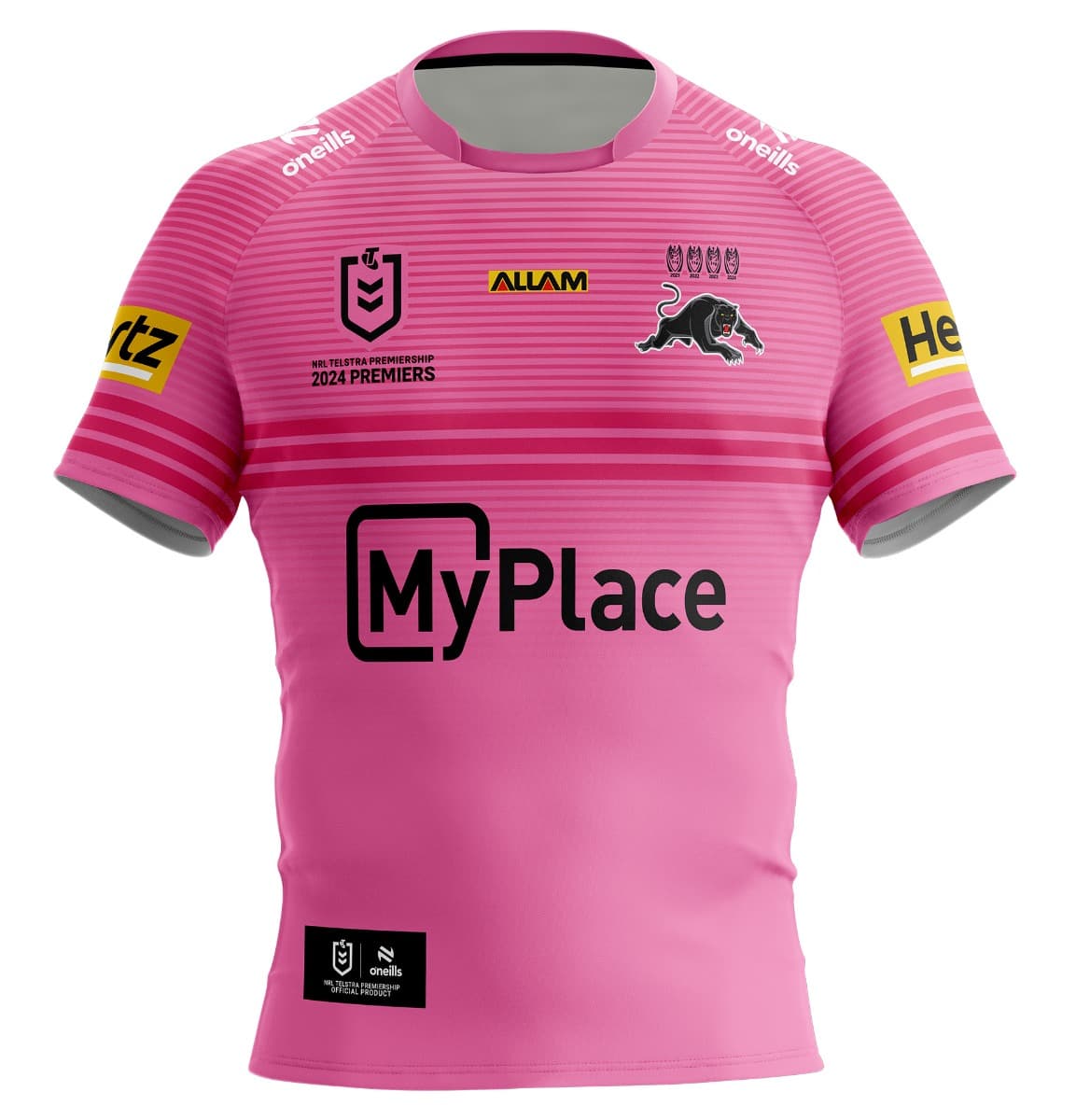 Penrith Panthers 2024 NRL Kids Four Peat Premiers Jersey