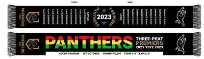 Penrith Panthers 2023 NRL Premiers Scarf