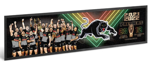 Penrith Panthers 2022 NRL Premiers Team Bar Runner