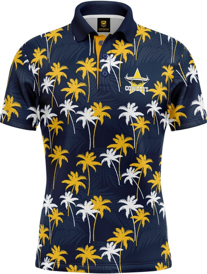 North Queensland Cowboys NRL Par-Tee Golf Polo Shirt