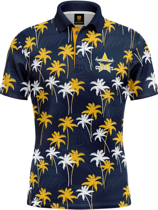North Queensland Cowboys NRL Par-Tee Golf Polo Shirt