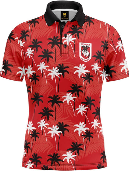 St George Dragons NRL Par-Tee Golf Polo Shirt