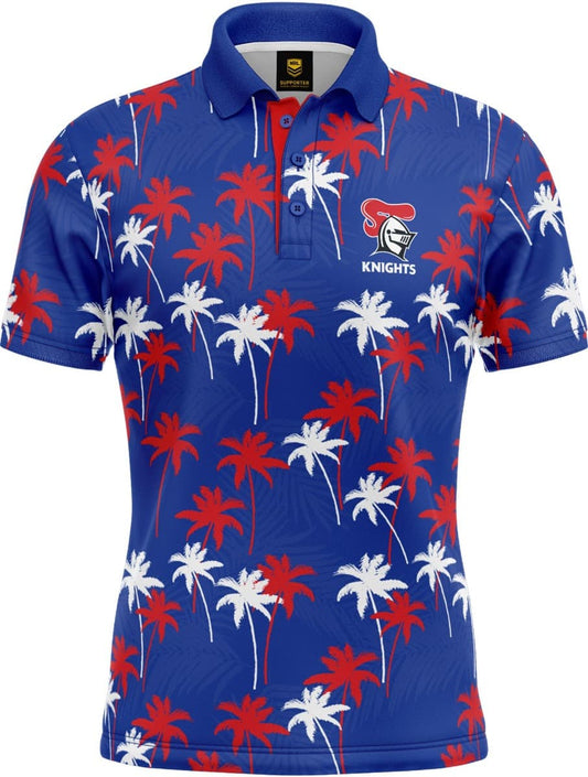 Newcastle Knights NRL Par-Tee Golf Polo Shirt