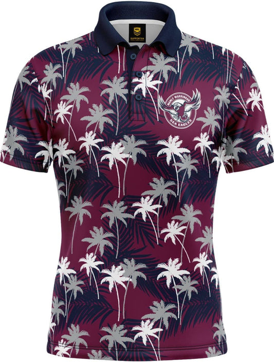 Manly Sea Eagles NRL Par-Tee Golf Polo Shirt