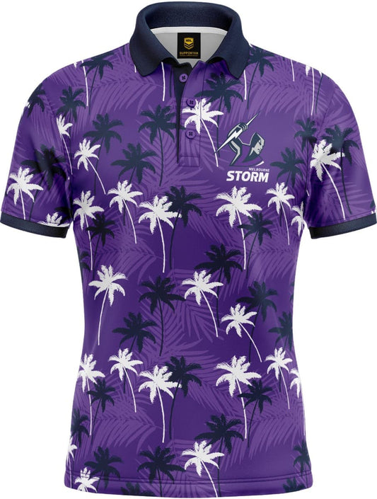 Melbourne Storm NRL Par-Tee Golf Polo Shirt