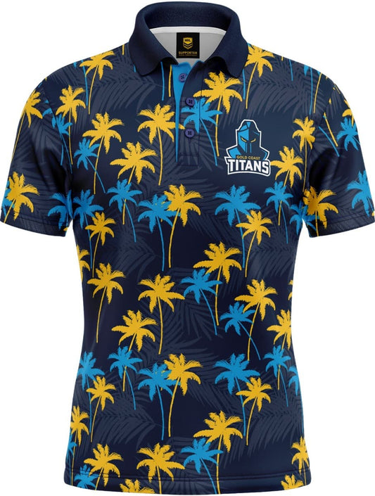 Gold Coast Titans NRL Par-Tee Golf Polo Shirt