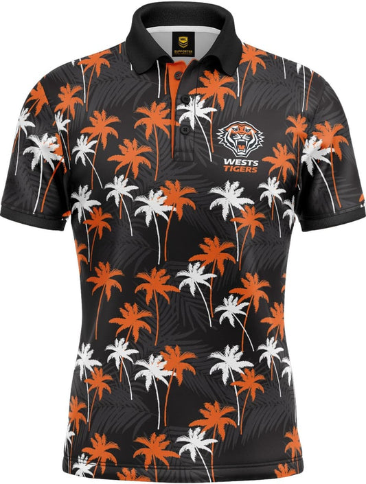 Wests Tigers NRL Par-Tee Golf Polo Shirt