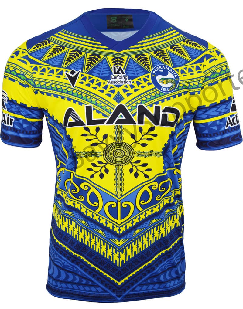 Parramatta Eels 2023 NRL Mens Pacifika Training Shirt