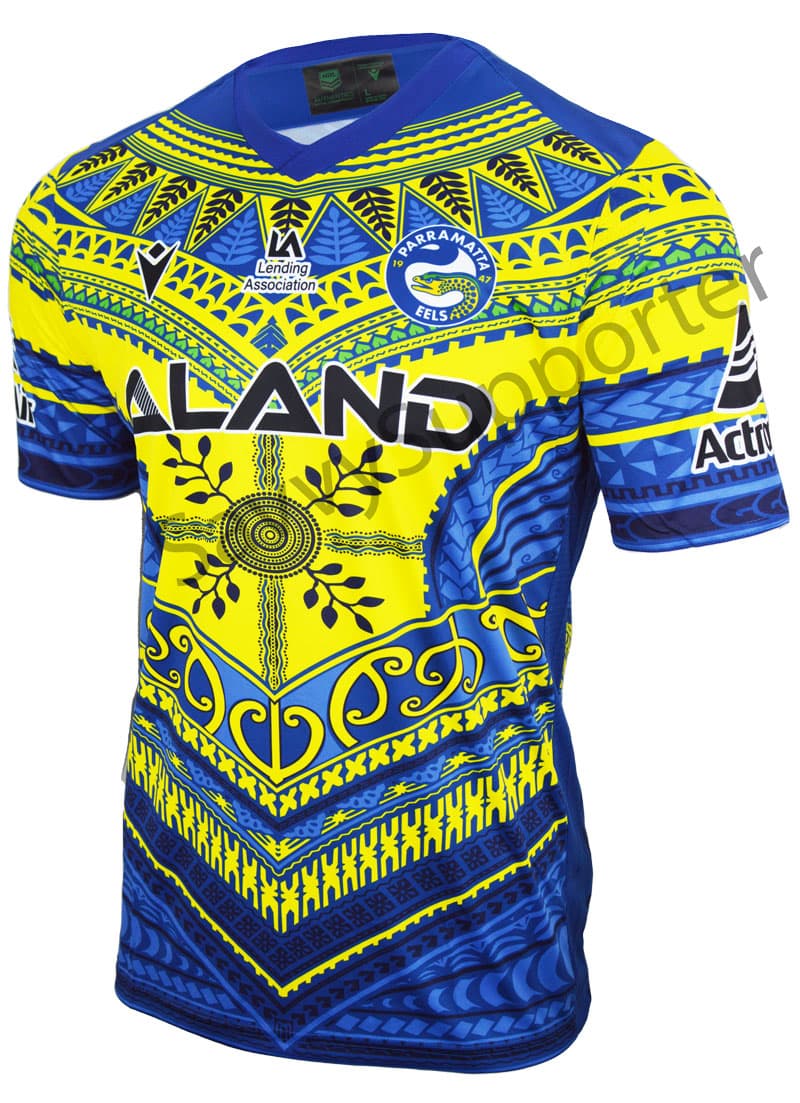 Parramatta Eels 2023 NRL Mens Pacifika Training Shirt