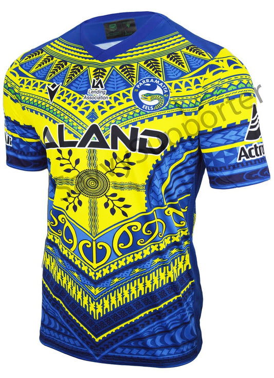 Parramatta Eels 2023 NRL Mens Pacifika Training Shirt