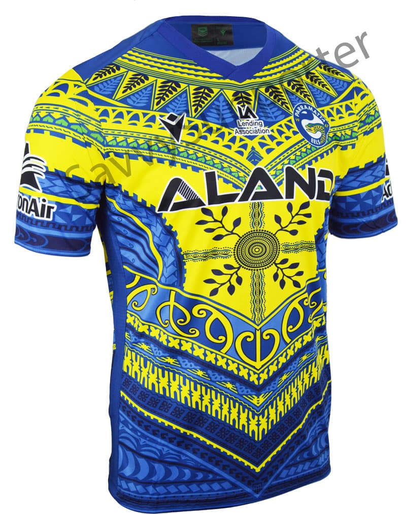 Parramatta Eels 2023 NRL Mens Pacifika Training Shirt