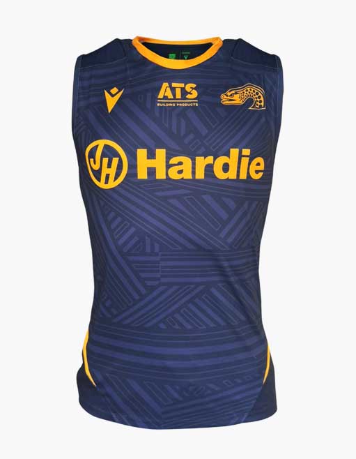 Parramatta Eels 2026 NRL Mens Navy Training Singlet