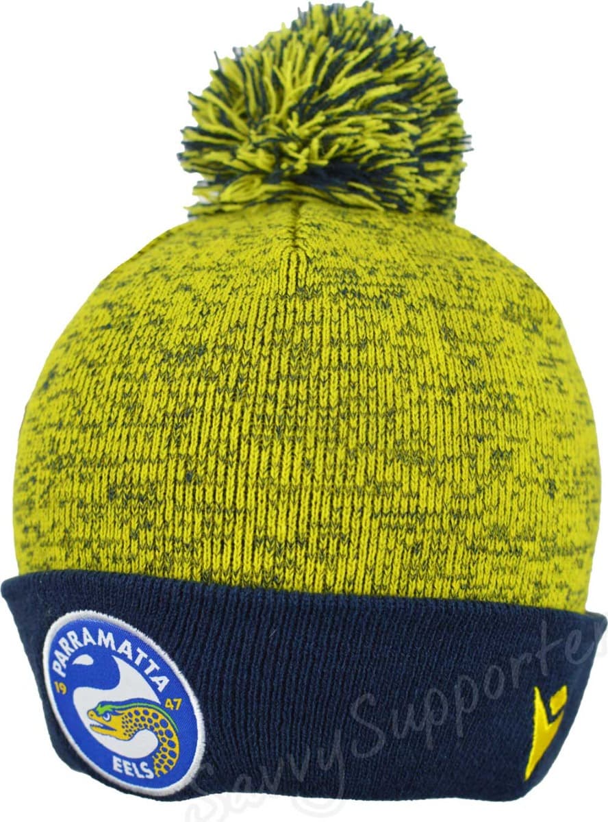 Parramata Eels Yellow Marle Bobble Beanie