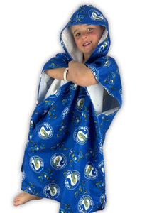 Parramatta Eels NRL Kids Hooded Beach Towel