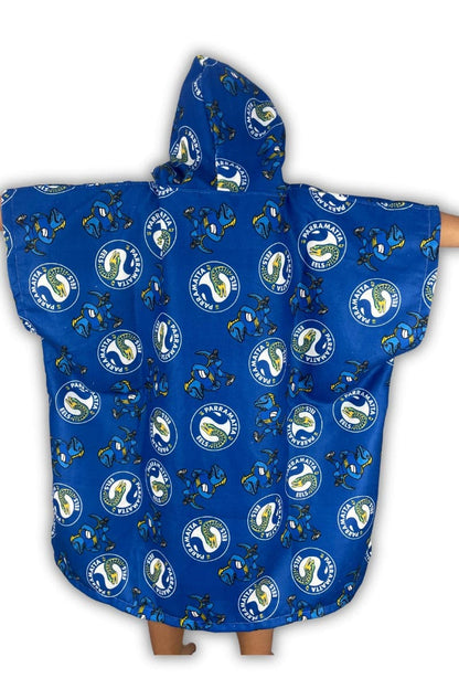 Parramatta Eels NRL Kids Hooded Beach Towel