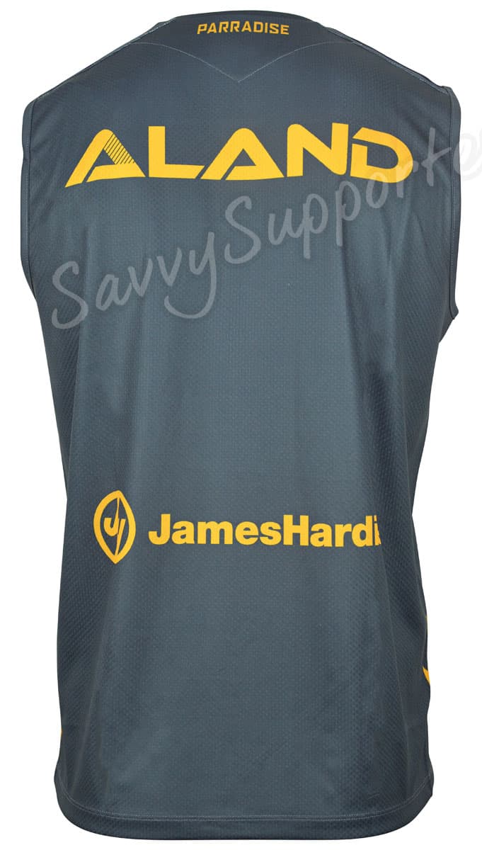 Parramatta Eels 2025 Mens NRL Grey Training Singlet