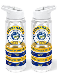 Parramatta Eels NRL White 650ml Tritan Bottle with Bands