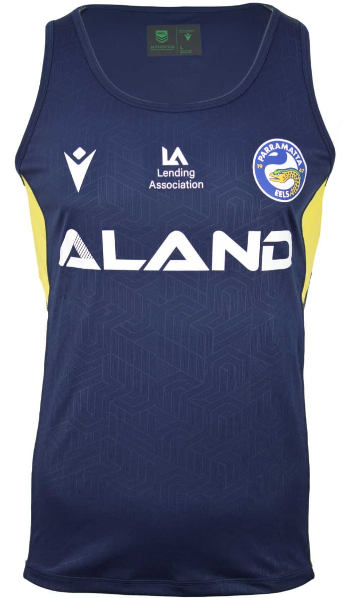 Parramatta Eels 2023 NRL Mens Navy Training Singlet