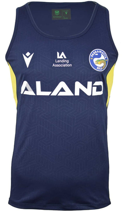 Parramatta Eels 2023 NRL Mens Navy Training Singlet
