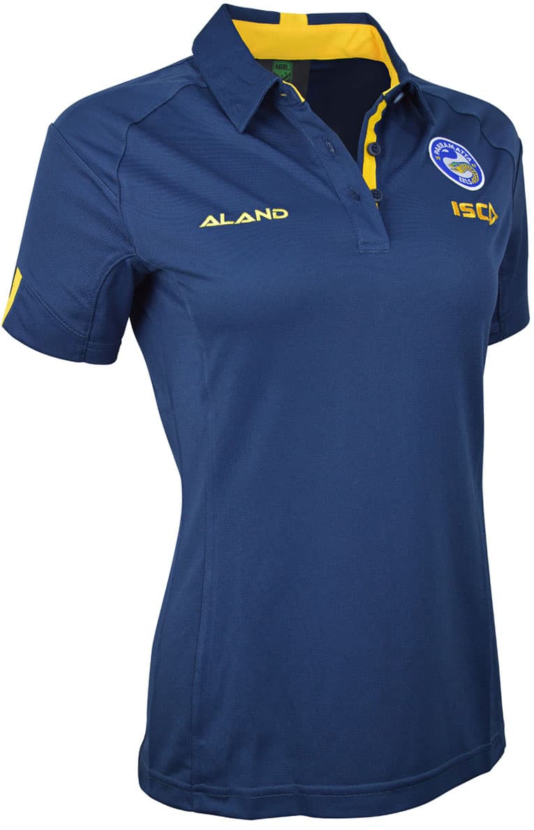 Parramatta Eels NRL Ladies Media Polo Shirt