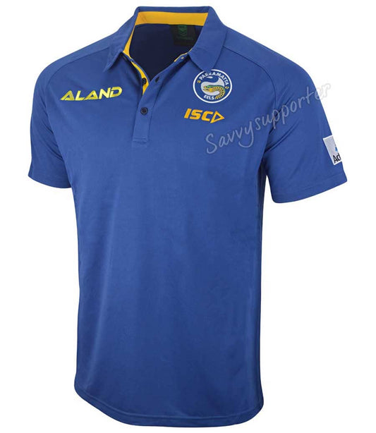 Parramatta Eels 2019 Mens Marine Media Polo Shirt