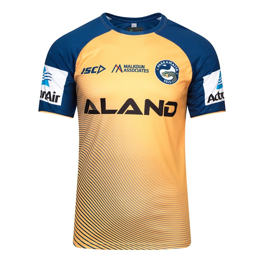Parramatta Eels 2019 NRL Mens Gold Training Shirt