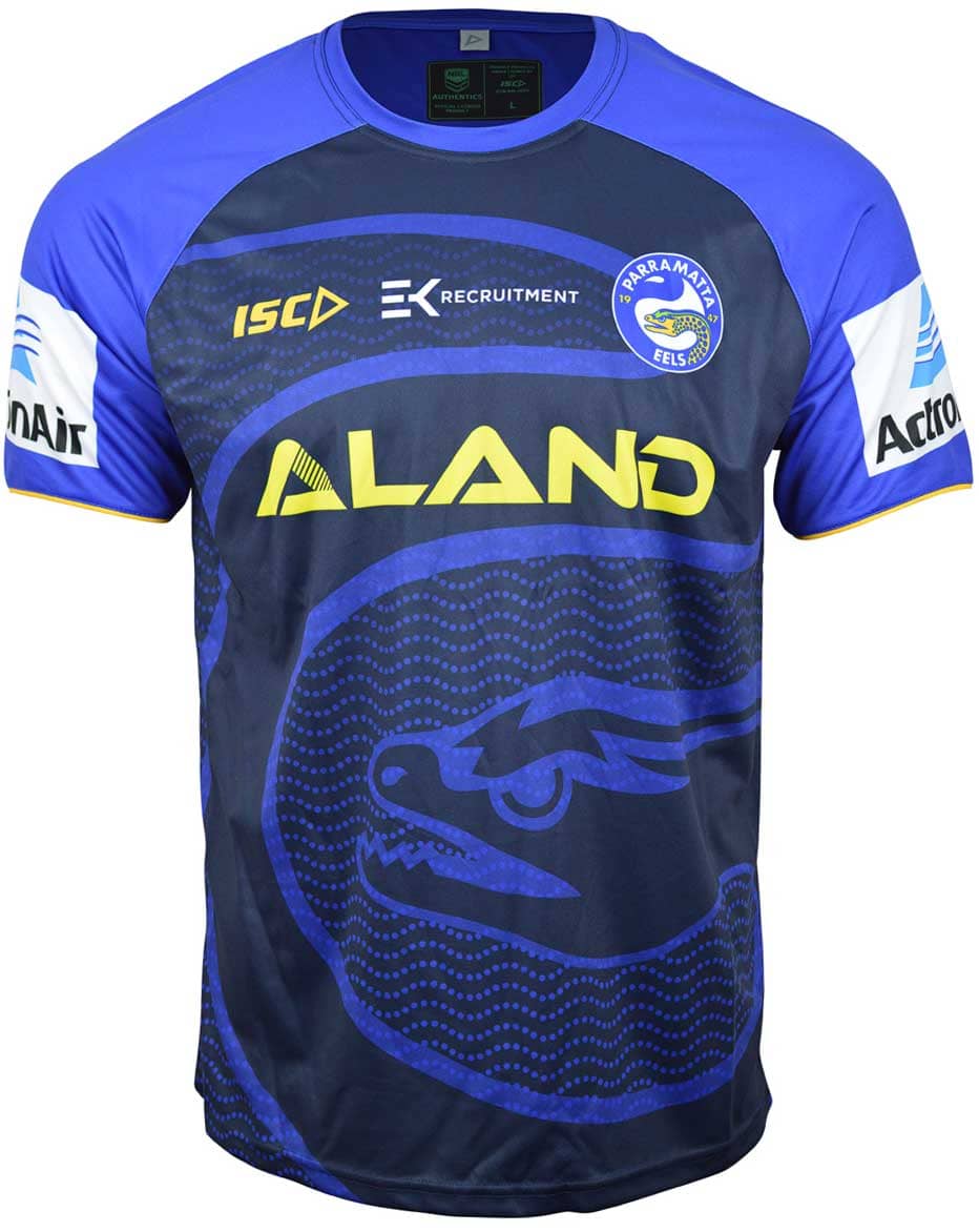 Parramatta Eels NRL Mens Navy Training Shirt