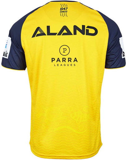 Parramatta Eels NRL Mens Yellow Training Shirt