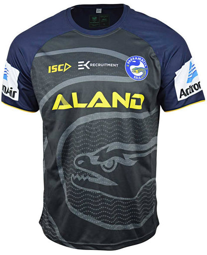 Parramatta Eels NRL Mens Grey Training Shirt