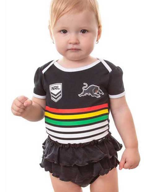 Penrith Panthers NRL Toddler Girls Footysuit