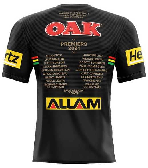 Penrith Panthers 2021 Ladies NRL Premiers Jersey