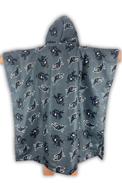Penrith Panthers NRL Kids Hooded Beach Towel